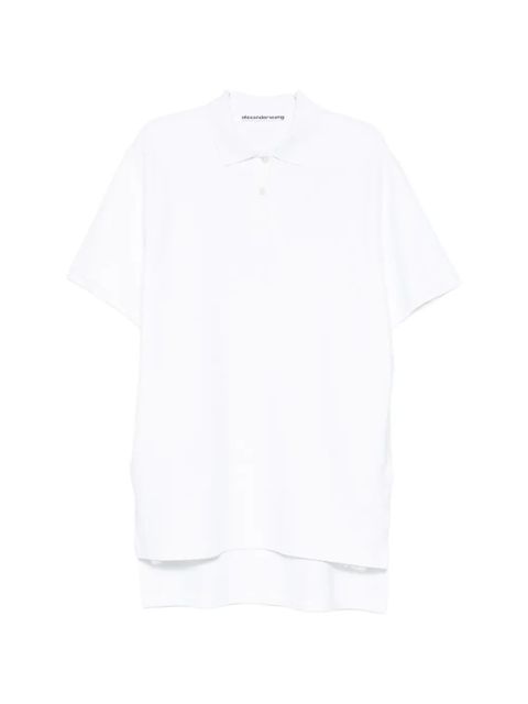 Alexander Wang high-low polo mini dress - White - zdjęcie produktu nr 1