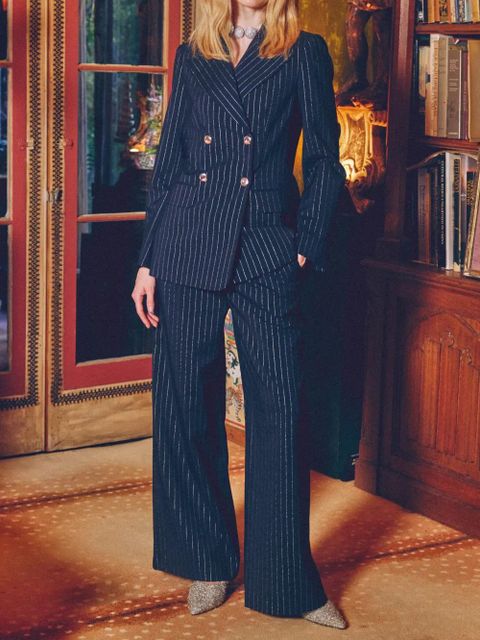 Simon Miller Bloo pinstripe trousers - Blue - zdjęcie produktu nr 2