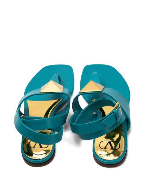 Valentino Garavani buckle-detail sandals - Blue