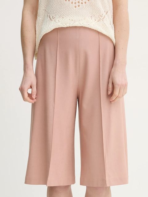 AERON szorty PEN damskie kolor pomarańczowy gładkie high waist ST107474 - zdjęcie produktu nr 1