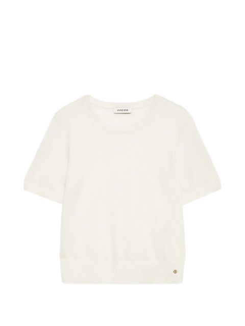 ANINE BING mora crop sweater - Neutrals - zdjęcie produktu nr 1