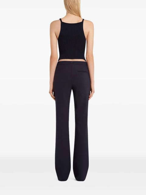 Courrèges pointy-hem tank top - Blue - zdjęcie produktu nr 2