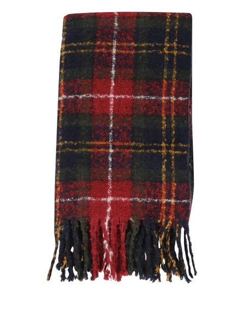 Barbour pompom-detail beanie-scarf set - Red - zdjęcie produktu nr 2