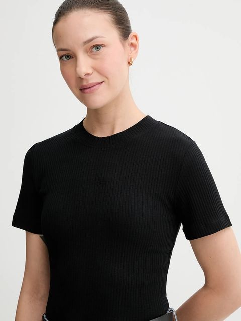 Marc O'Polo t-shirt damski kolor czarny 5000006283