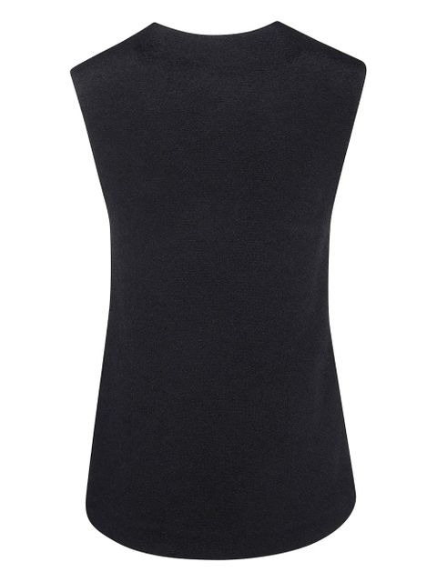 Jil Sander v-neck tank top - Black - zdjęcie produktu nr 2