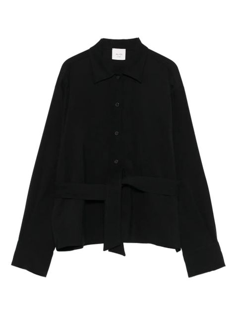 Alysi belted shirt - Black - zdjęcie produktu nr 1