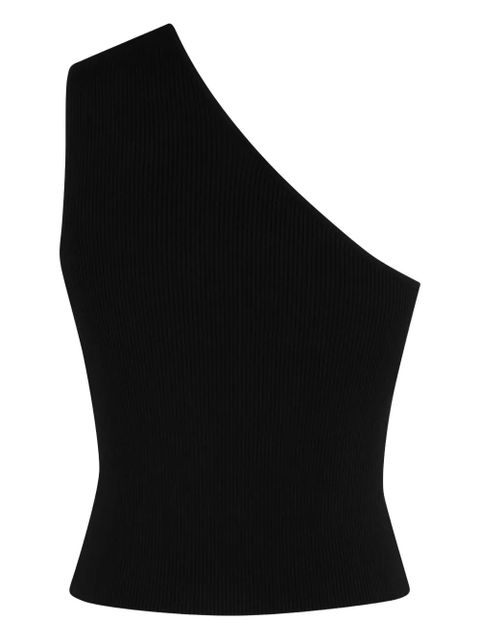 Simkhai one-shoulder ribbed top - Black - zdjęcie produktu nr 2