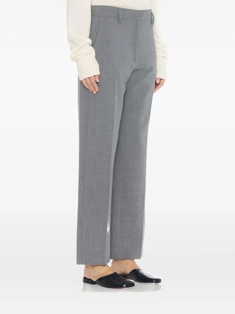 The Row wool zip trousers - Grey