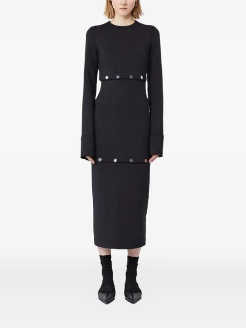 Max Mara cut-out jersey dress - Black - zdjęcie produktu nr 1
