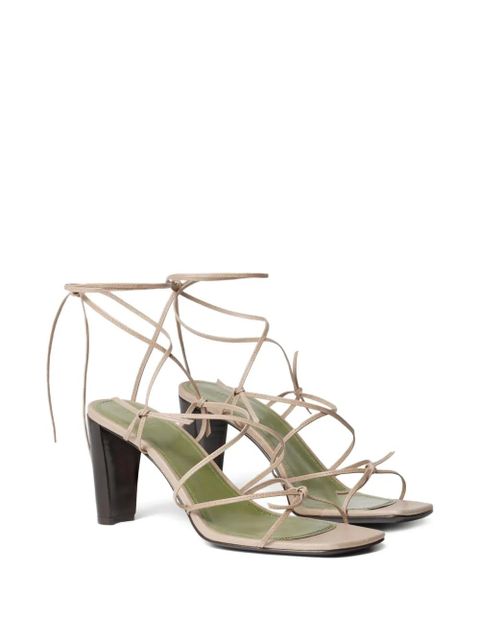 LEMAIRE ankle-tie high sandals - Neutrals - zdjęcie produktu nr 2