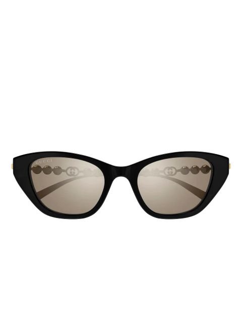Gucci Eyewear GG1968S pearl cat-eye sunglasses - Black