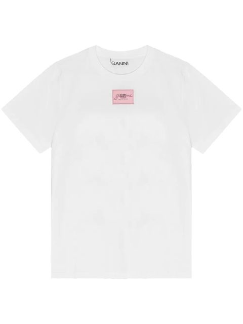 GANNI graphic-print T-shirt - White - zdjęcie produktu nr 1