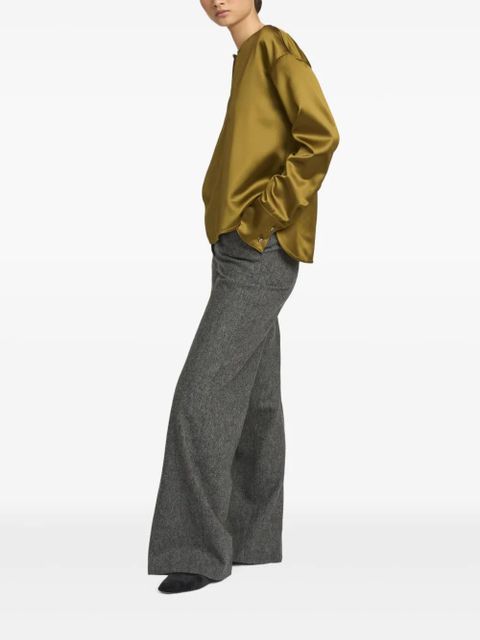 Yves Salomon wool blend blouse - Gold