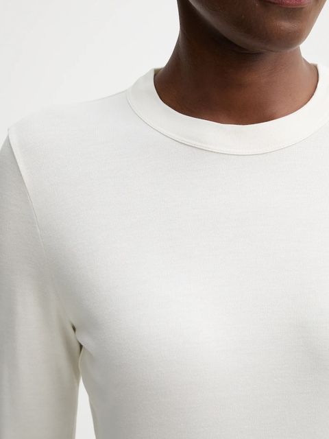 Filippa K longsleeve kolor beżowy 32045
