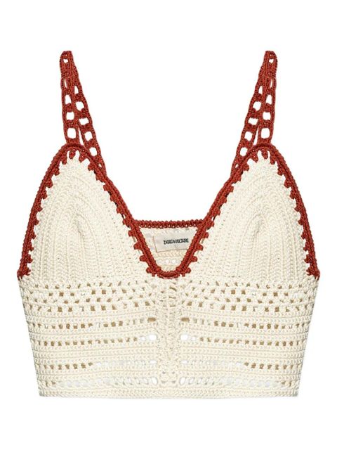 Zadig&Voltaire crochet top - Neutrals - zdjęcie produktu nr 1