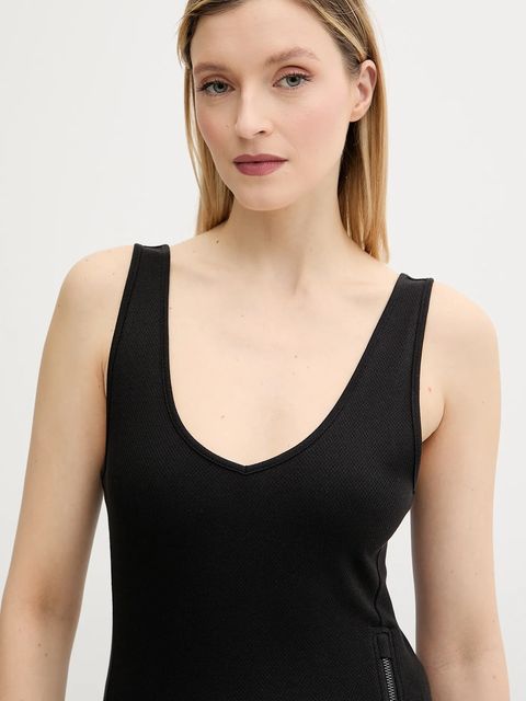 G-Star top bawełniany kolor czarny D26226-D275