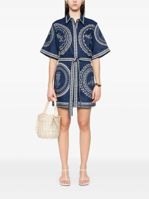 ALEMAIS Oceane mini dress - Blue - zdjęcie produktu nr 2