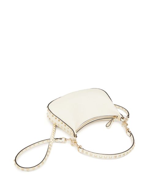Valentino Garavani small Rockstud Hobo bag - White