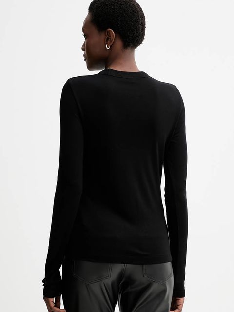 Filippa K longsleeve kolor czarny 32045 - zdjęcie produktu nr 2