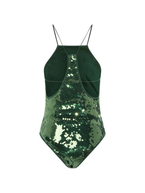 Oséree sequin-embellishment swimsuit - Green - zdjęcie produktu nr 2