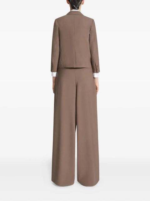 DRIES VAN NOTEN pleated trousers - Brown