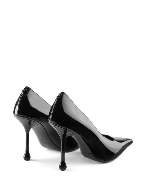 Jimmy Choo 95mm Ixia patent leather pumps - Black
