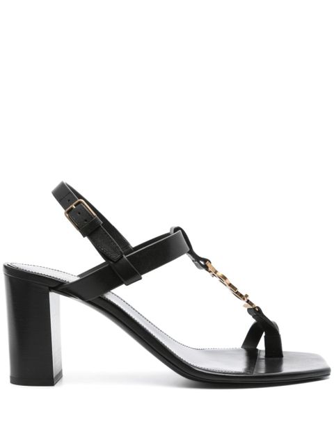 Saint Laurent 75mm Cassandra sandals - Black - zdjęcie produktu nr 1