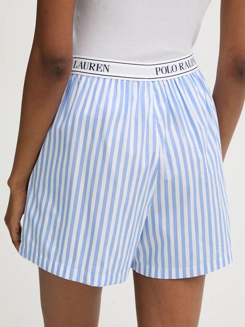 Polo Ralph Lauren szorty piżamowe bawełniane 2-pack damska kolor niebieski bawełniana 4P0717