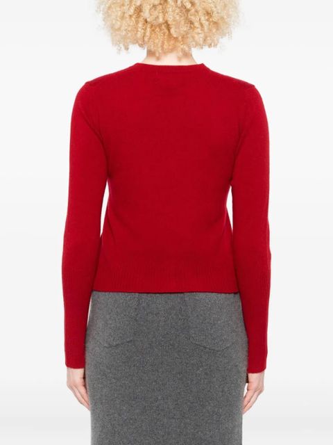 Guest In Residence long-sleeve button cardigan - Red