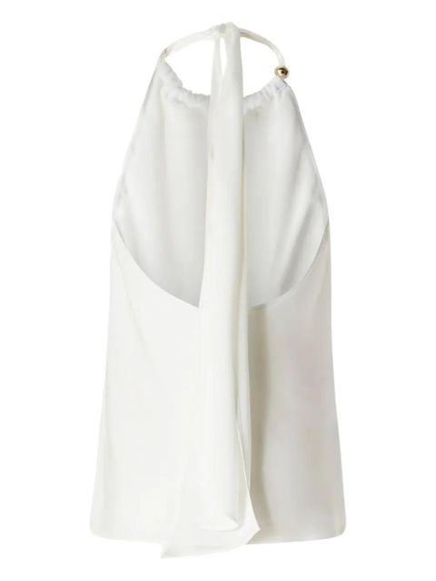 PINKO halter-neck blouse - White - zdjęcie produktu nr 2