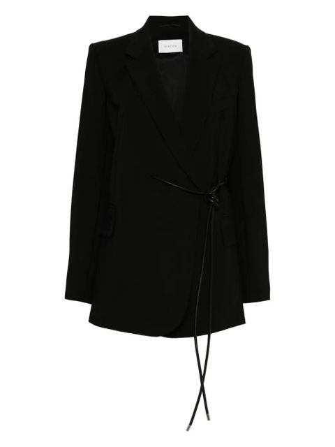 Sportmax self-tie wrap blazer - Black - zdjęcie produktu nr 1