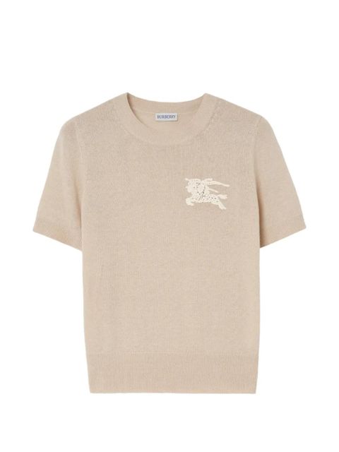Burberry EKD wool cotton top - Neutrals - zdjęcie produktu nr 1