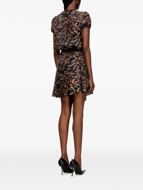 Diesel D-Ollish print mini dress - Black