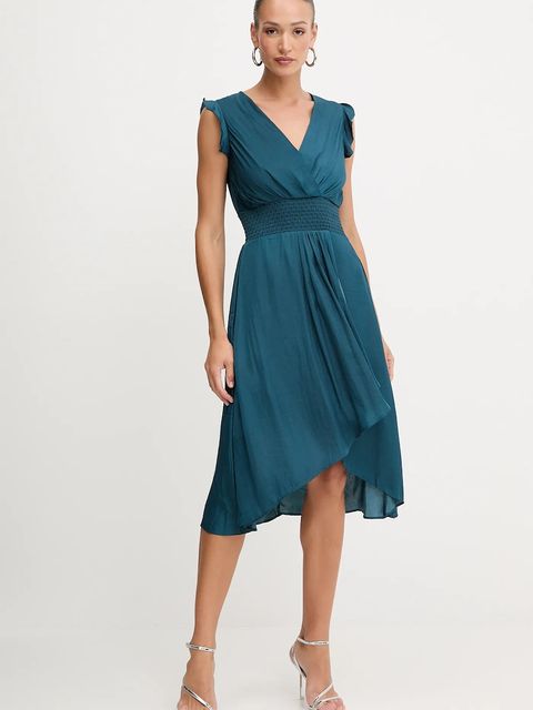 Morgan sukienka kolor zielony midi rozkloszowana RWALLY - zdjęcie produktu nr 1