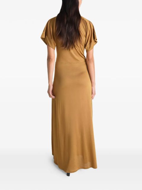 LEMAIRE zip dress - Brown