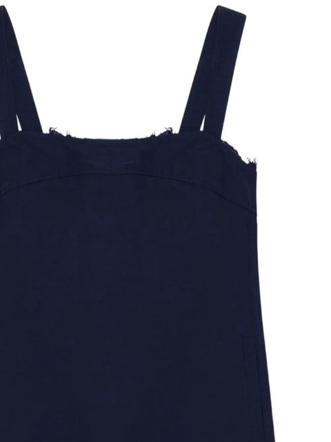 Simkhai Sloan frayed-hem mini dress - Blue - zdjęcie produktu nr 2