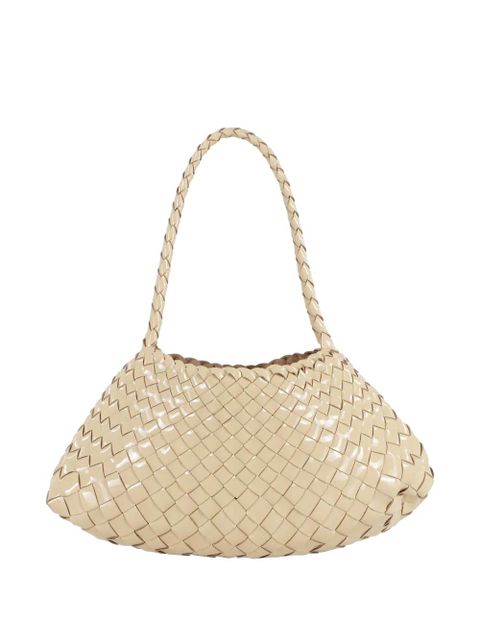 DRAGON DIFFUSION Rosanna braided-handle shoulder bag - Neutrals - zdjęcie produktu nr 1