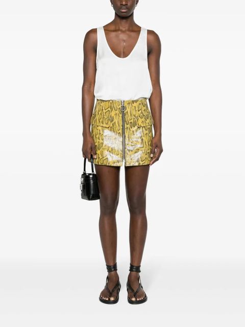 Zadig&Voltaire scoop-neck satin tank top - Neutrals - zdjęcie produktu nr 2