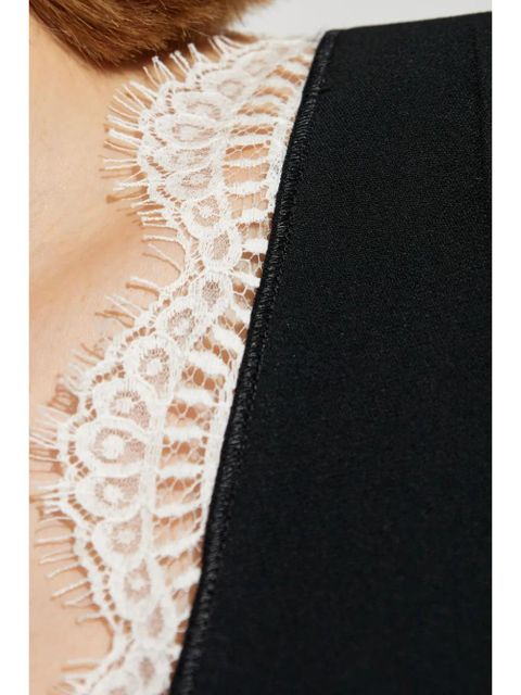 Victoria Beckham v-neck dress - Black