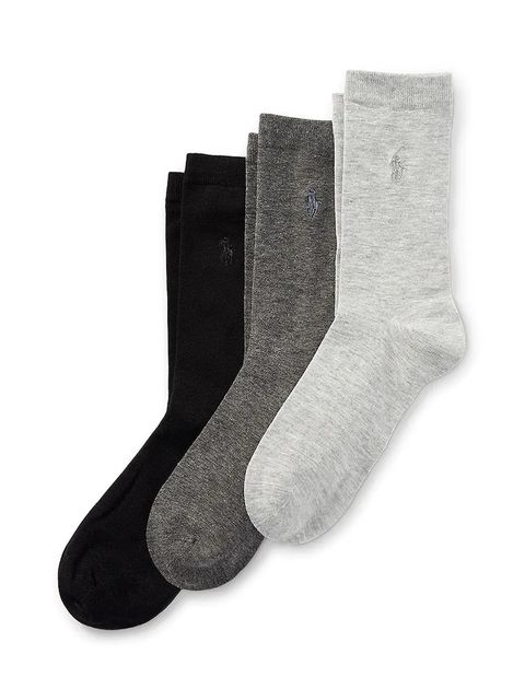 Polo Ralph Lauren skarpetki 3-pack kolor szary 455770345 - zdjęcie produktu nr 1