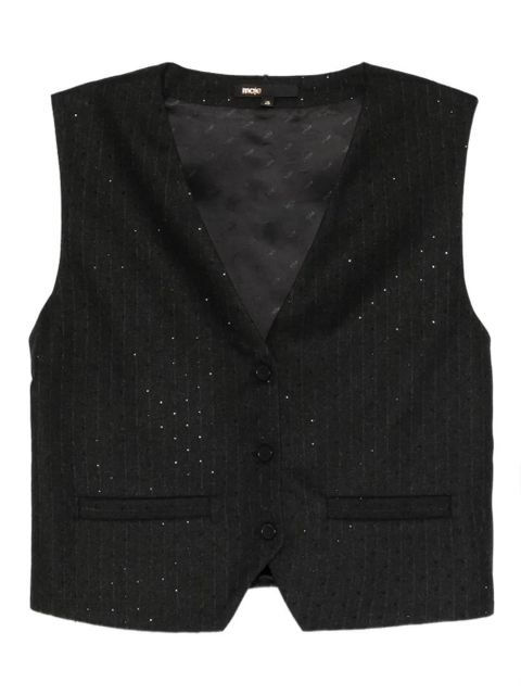 Maje buttoned vest - Black - zdjęcie produktu nr 1