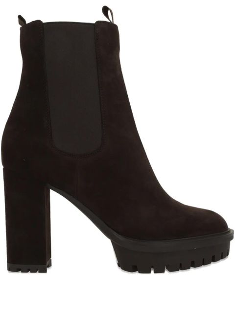 Gianvito Rossi 70mm suede ankle boots - Brown - zdjęcie produktu nr 1
