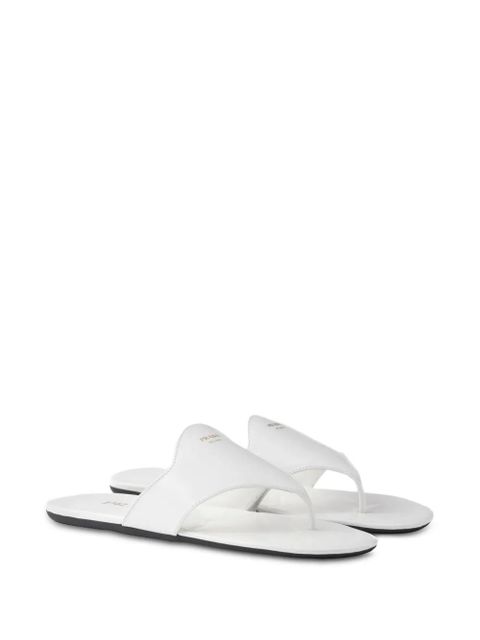 Prada two-strap flat sandals - White - zdjęcie produktu nr 2