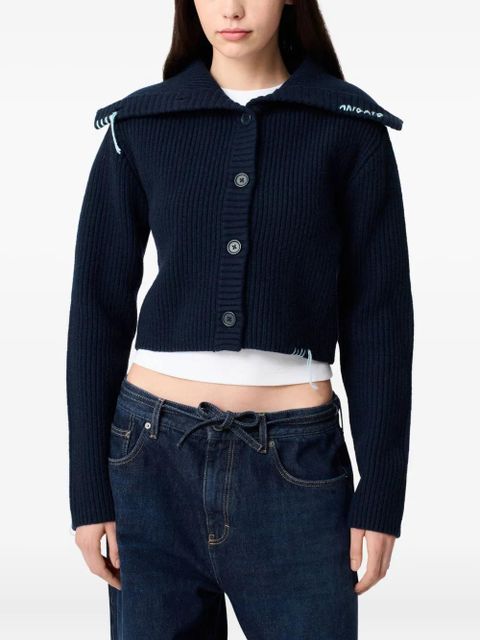 Axel Arigato Celine ribbed cardigan - Blue