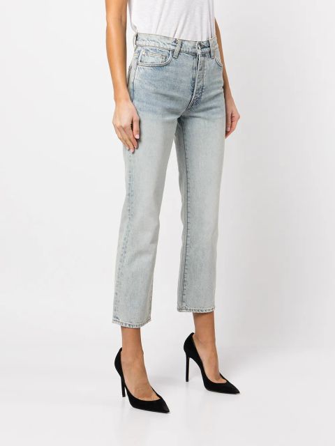 AMIRI cropped denim jeans - Blue