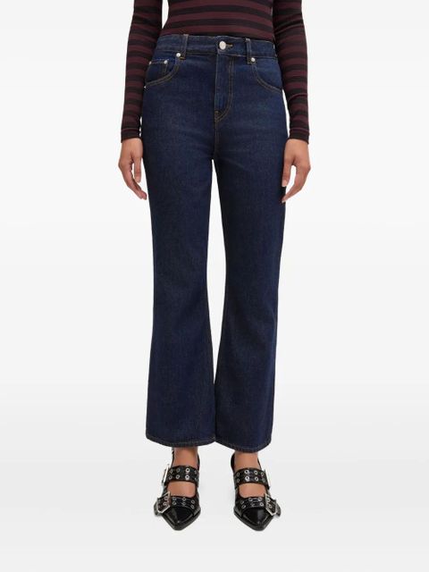 GANNI bootcut jeans - Blue