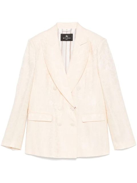 ETRO floral-jacquard blazer - Neutrals - zdjęcie produktu nr 1