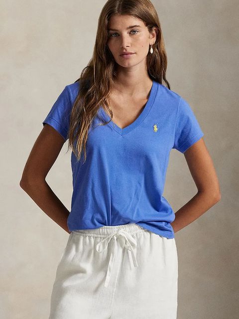 Polo Ralph Lauren T-shirt basic damski bawełniany - zdjęcie produktu nr 1