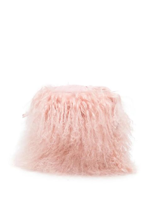 Zadig&Voltaire Rock To Go Frenzy shearling bucket bag - Pink
