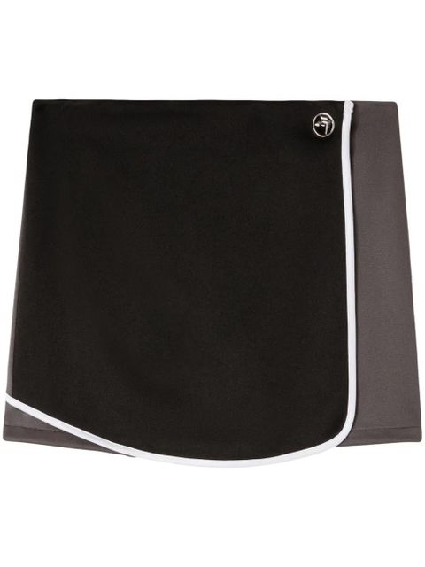 AMBUSH layered pleated miniskirt - Black - zdjęcie produktu nr 1